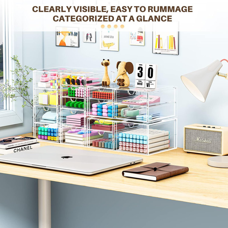 Makeup Organizer With 16 Drawers