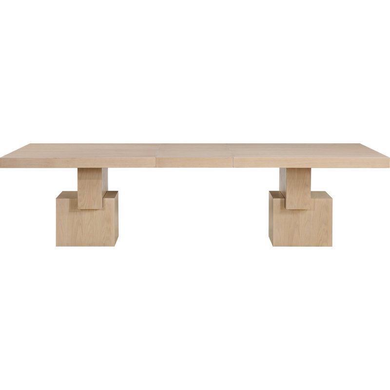 Anzio Rectangular 96'' L x 48'' W Dining Table, Oak