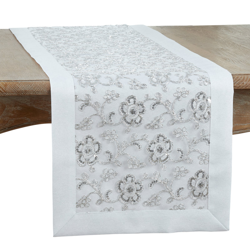Éloise Floral Table Runner, 16" W x 90" L