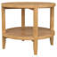 Isbell Maple Round Solid Wood Side End Table