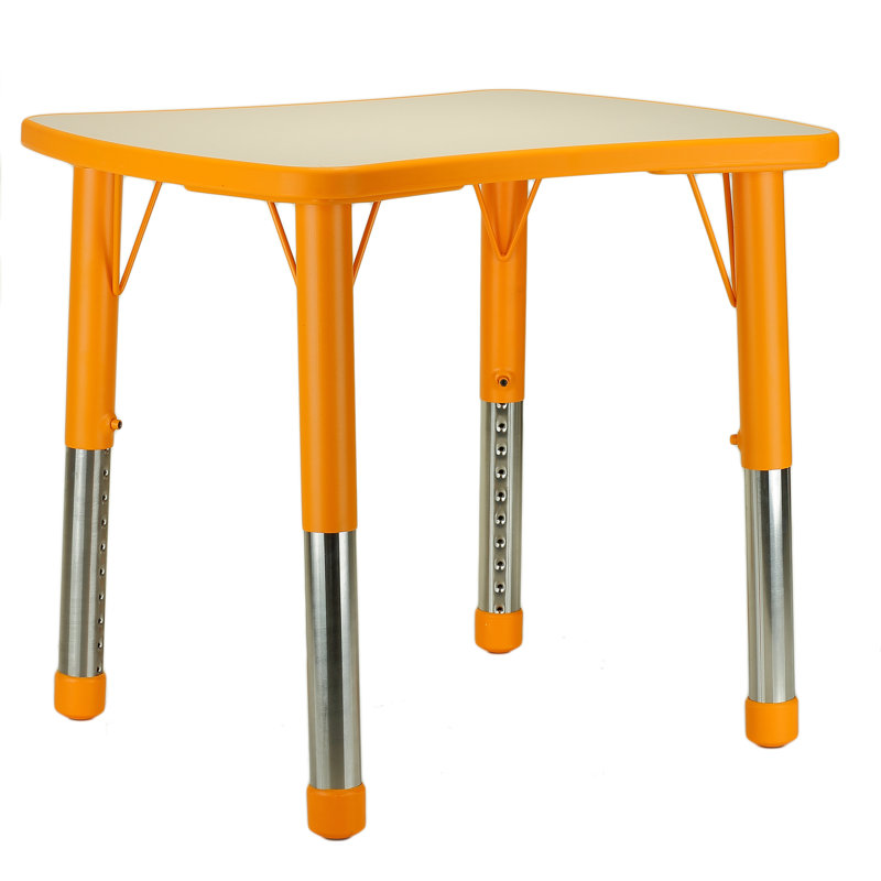 Adjustable Soap Shaped Plastic Activity Kids DeskTable, Orange