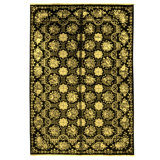 Handmade Silk and Wool Area Rug