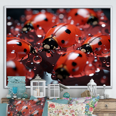 " Dreamy Ladybug Reflections "