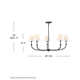Greta 5 Light Chandelier by Hinkley