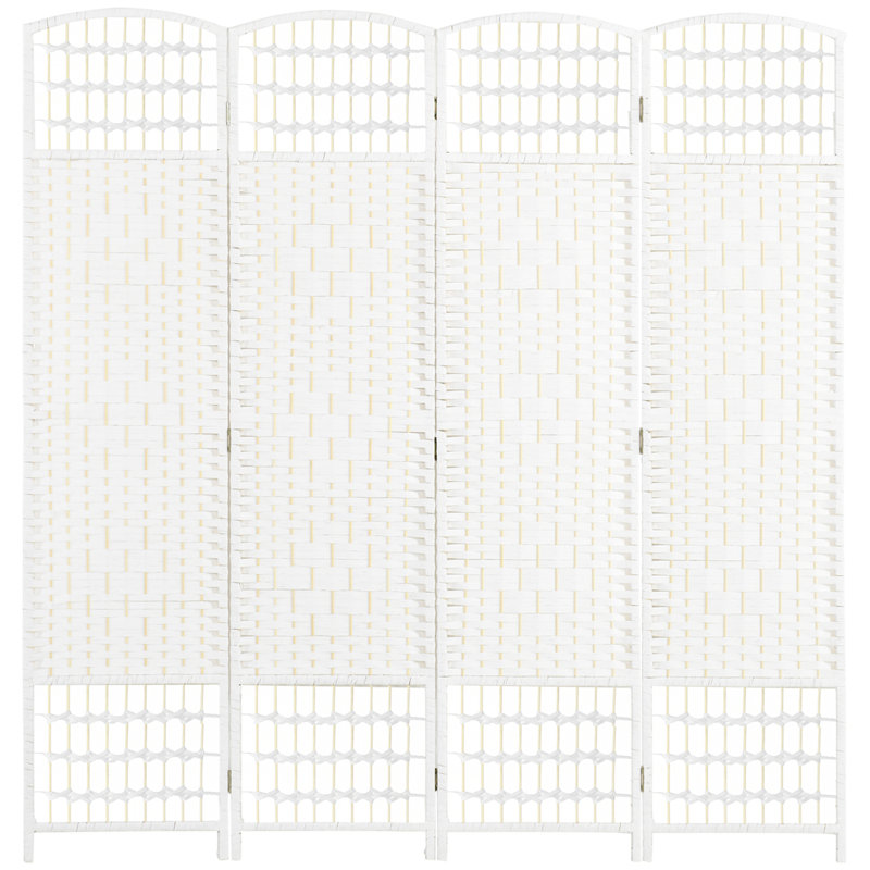 4 Panel Room Divider, Folding Privacy Screen