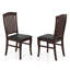 Ensemble de 4 chaises de cuisine sans accoudoirs avec siège rembourré Modern-1932656884