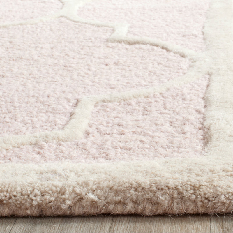 Cannen Hand Tufted Wool Geometric Rug, Rectangle 2'6" x 4'