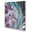 Turquoise et mauve liquide Flow Art IV - reproduction d'art moderne sur toile-1374101234-1374101230