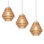 15.5cm H Glass Lamp Shade in Amber