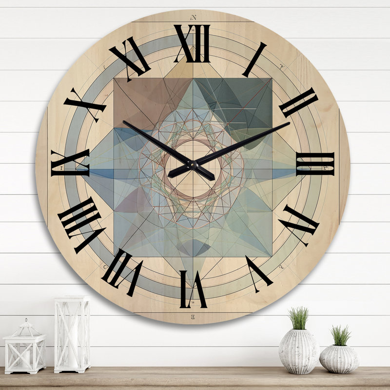 Horloge murale en bois serbe, Très grand