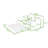 Twin Upholstered Daybed with Twin Trundle and USB Ports-1297810869