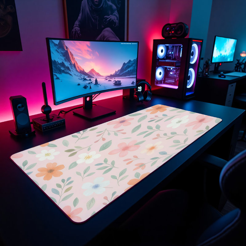 Polyester Desk Pad, 31.5x15.5