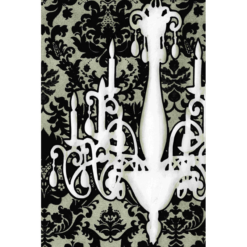 Lustre à motifs I, H 12 po x l 8 po