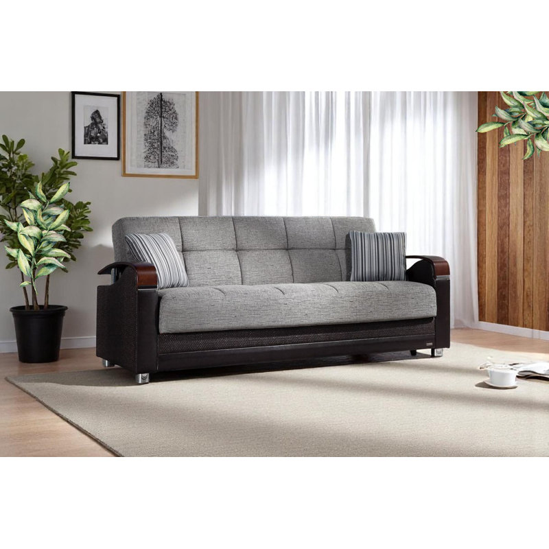 Canapé convertible, Gris