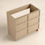 Meuble-lavabo autoportant de 36 po (35-1 / 16 po) et 2 portes d'armoire à fermeture en douceur, contreplaqué, chêne Dune (KD-PACKING)-1009921507