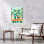 Trio de singes de la jungle, palmier abstrait, singe, serpent, paysage, nature, affiche murale-1848417972