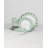 Oneida Borderless Green 12Pc Dinnerware Set