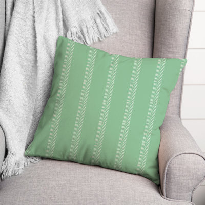  Striped Indoor/Outdoor Throw Pillow