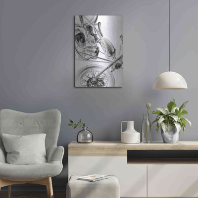 «Inverted Vintage Moto I» par Ethan Harper, art mural en métal
