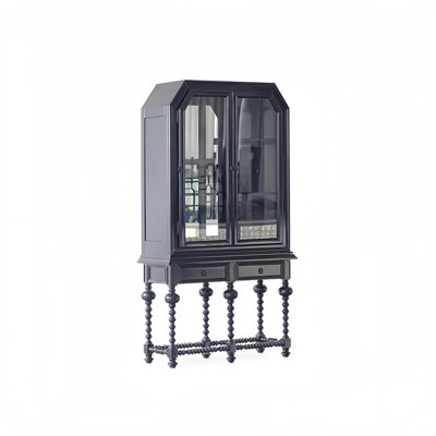 Armoire à vin américaine sculptée