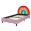 Lit plateforme tapissier Rainbow Design