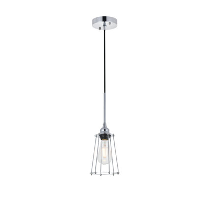 Luminaire suspendu en forme de cloche à 1 lumière Shanahan
