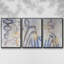 Linx I - Ensemble de 3 cadres flottants sur toile-97812036-97812037