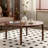 Black walnut round end table-107124058