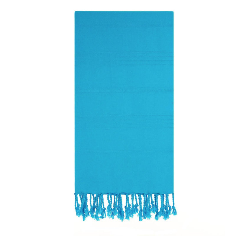 Themroc Turkish Cotton Sand Free Beach Towel, Turquoise