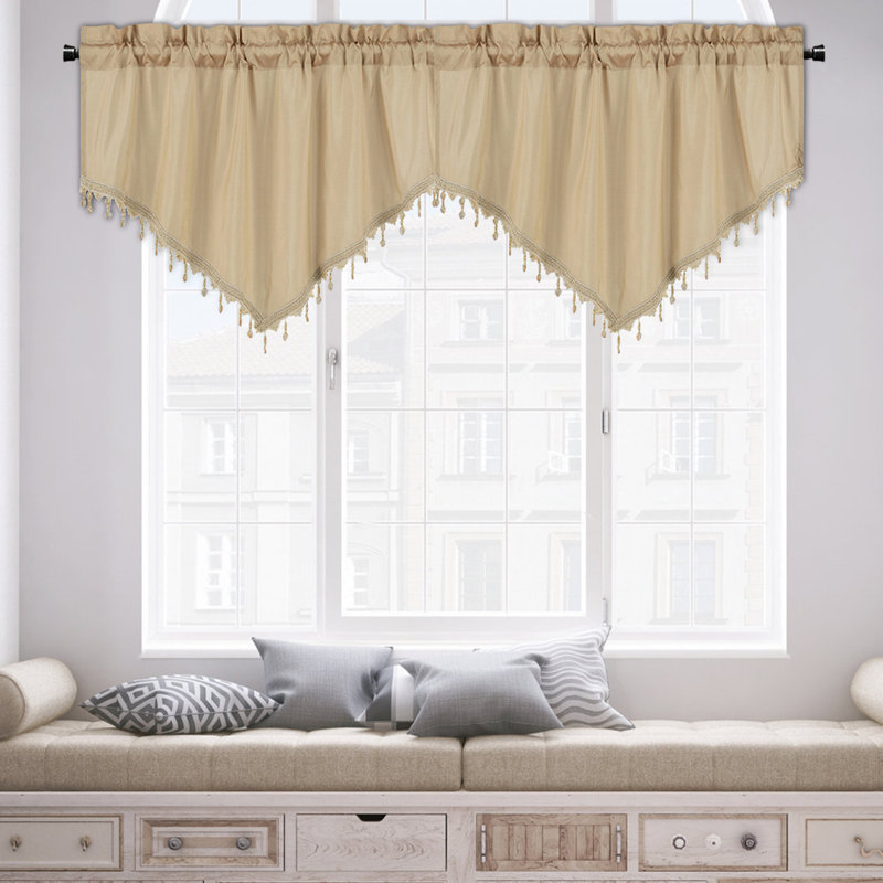 Rideaux de couleur unie Kondieu, Beige
