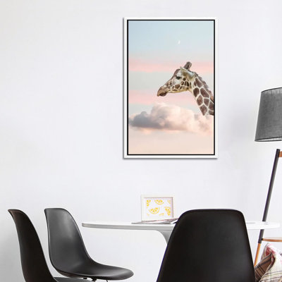 Dreaming Giraffe - Print on Canvas
