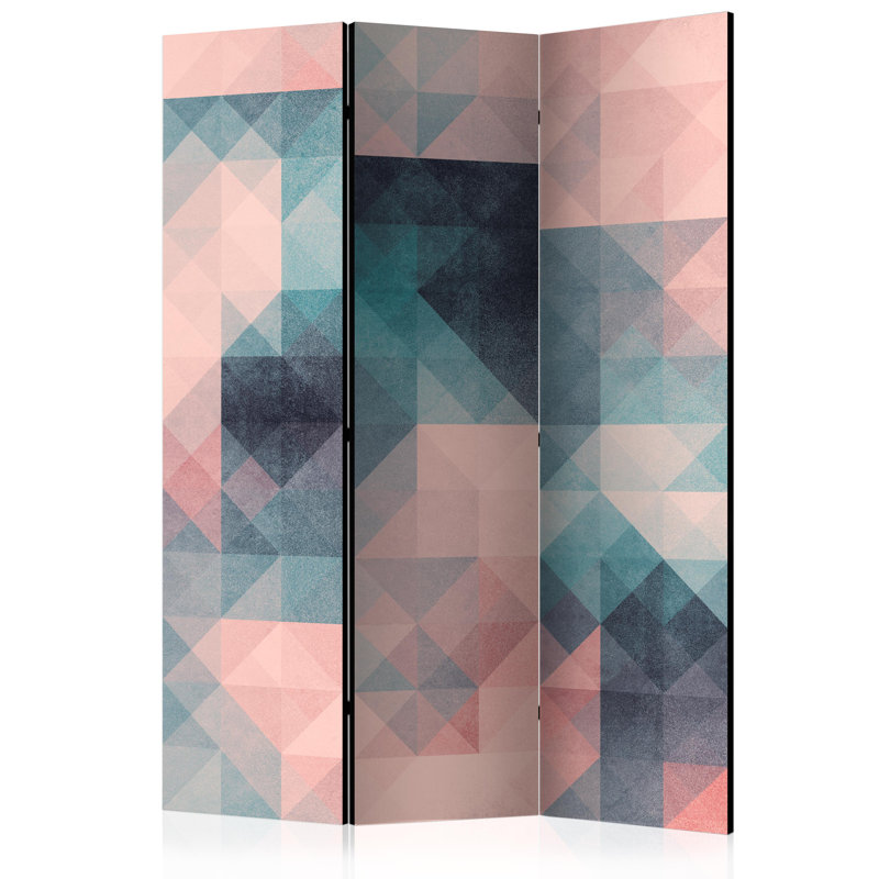 135cm W x 172cm H 3 - Panel Wood Folding Room Divider