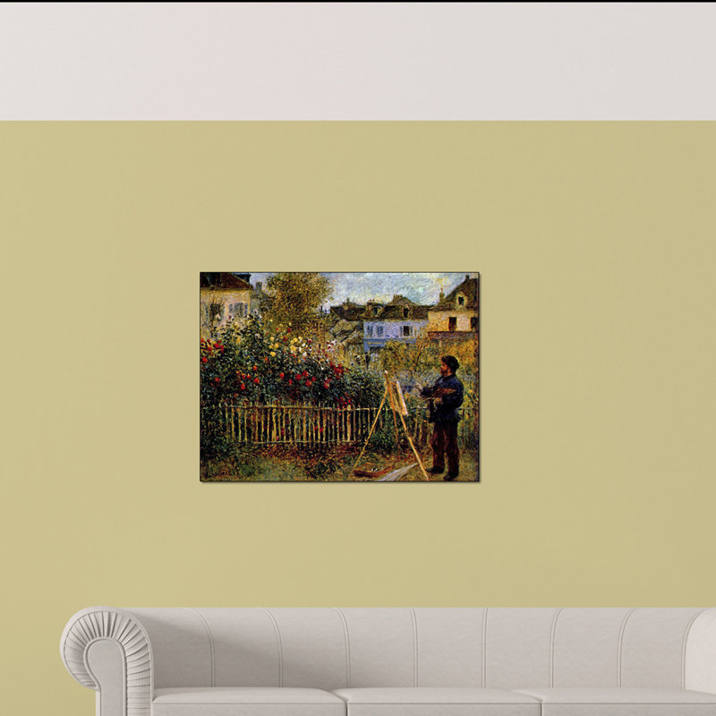 Claude Monet - No Frame Painting on Wood, 60cm H x 80cm W x 1.8cm D