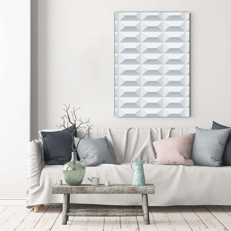 Geometric Background - Wrapped Canvas Print