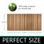 Tapis de bain Roll-up Teak