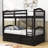 Diavione Kids Twin Over Twin Bunk Bed with Trundle with Drawers-1766180954
