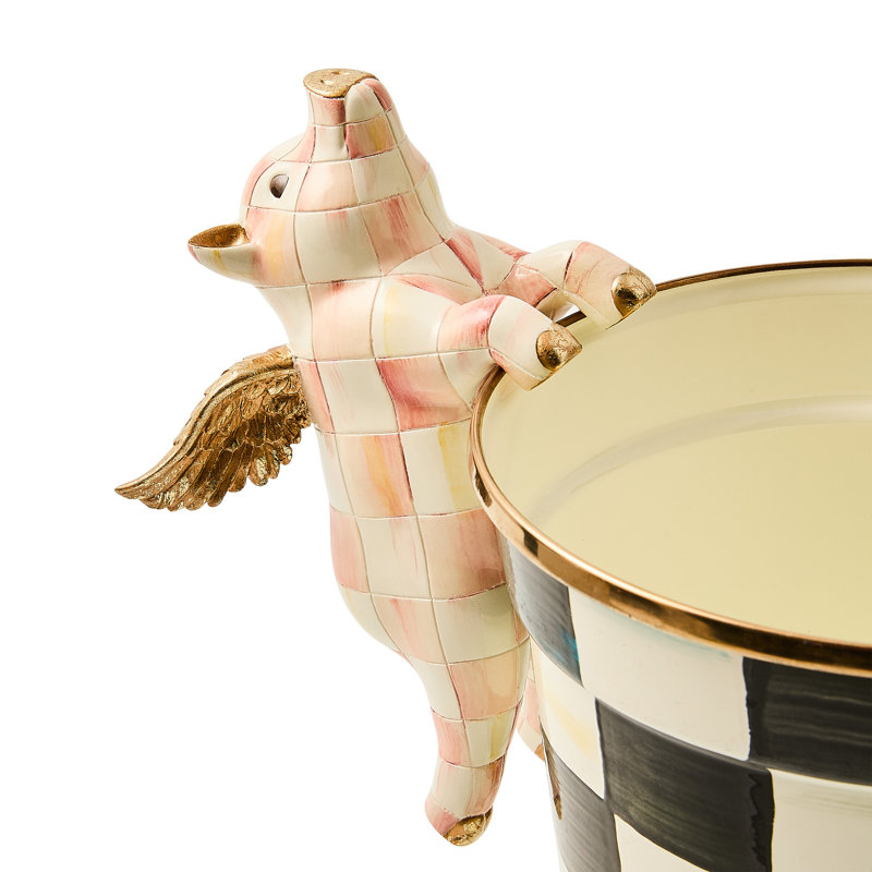 Rosy Check Flying Pig Pot Climber