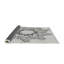 Tapis décoratif en laine et en polyester gris tissé à la machine-2018366773