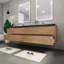Ensemble de meuble-lavabo double mural 84 po Kirker-1702351428