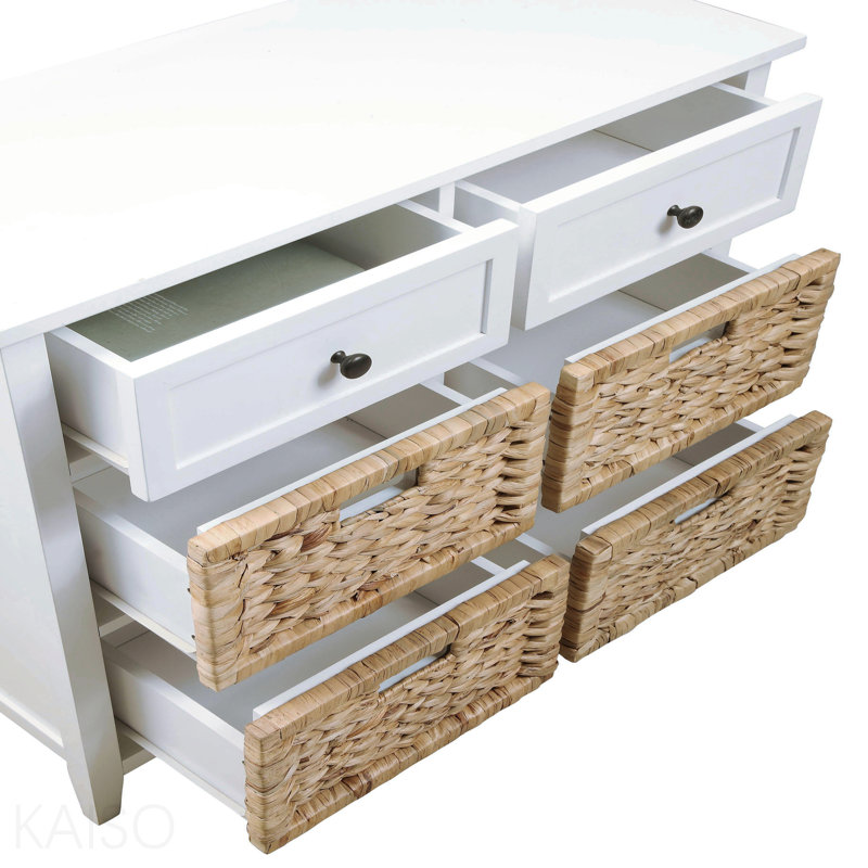 Console à finition blanche