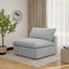 Chaise à housse en mélange de lin-1833062045