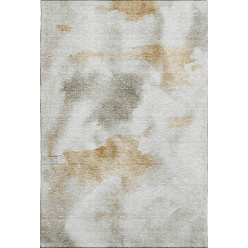 Premium Machine Washable Jacquez AMF1800 Modern Rug, Rectangle 5' x 7'6"