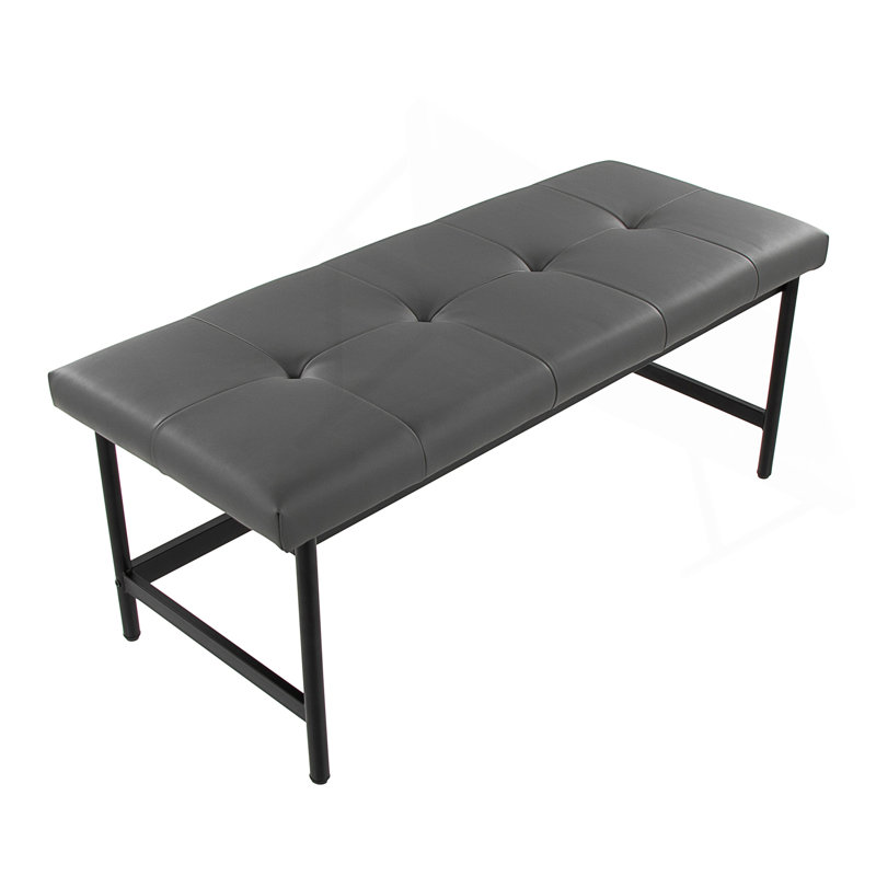 Banc industriel avec siège en similicuir