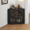 Armoire d'appoint d'angle à 2 portes
