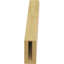 Attelle de genou traditionnelle en cèdre brut-88135687