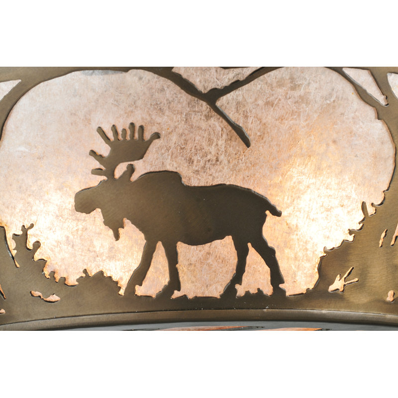 Rustic Lodge 4 - Light Flush Mount