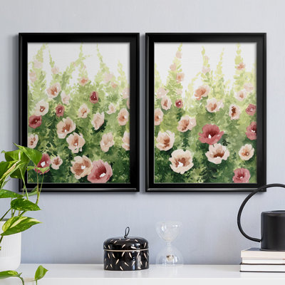 " Sunlit Flora I " 2 - Pieces