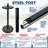Manufactured Wood Freestanding Fishing Rack