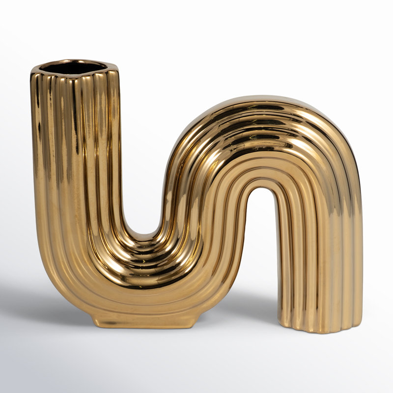 Laurelton 6'' Table Vase, Gold