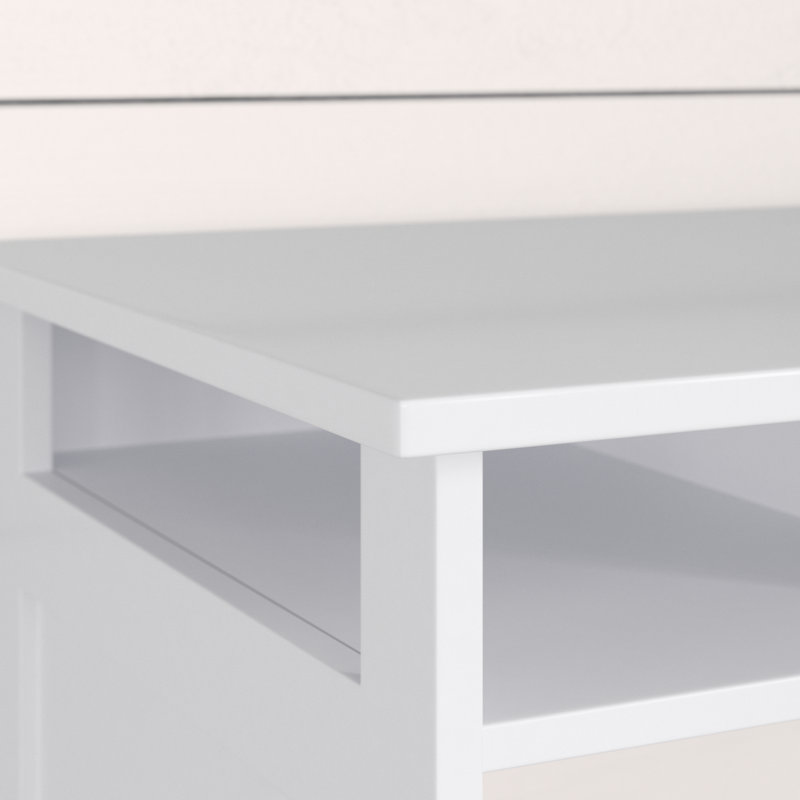 Home & Office Parsons Wood Desk with Drawer
